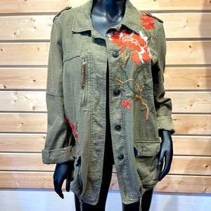 Anthropologie Hei Hei embroidered jacket
